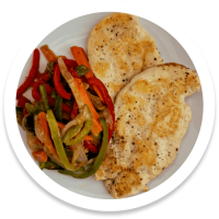 Pollo a la Plancha con Verduras Wok