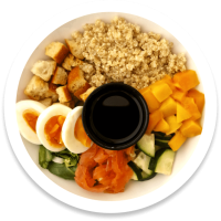 Poke Salmón y Quinoa